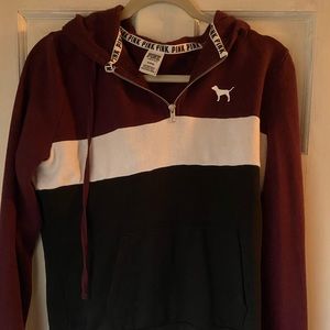 PINK boyfriend half zip